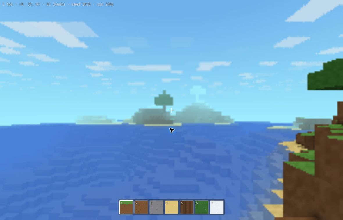 Procedural Voxel Sandbox